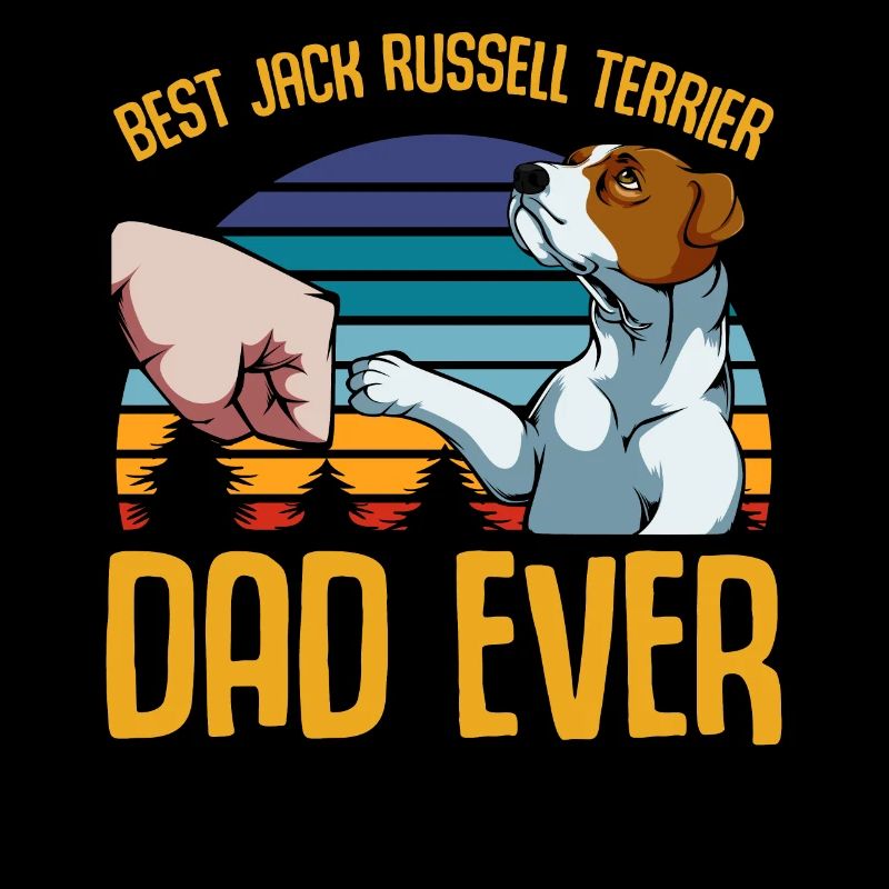 Best Jack Russell Terrier Dad Ever chien animal de compagnie