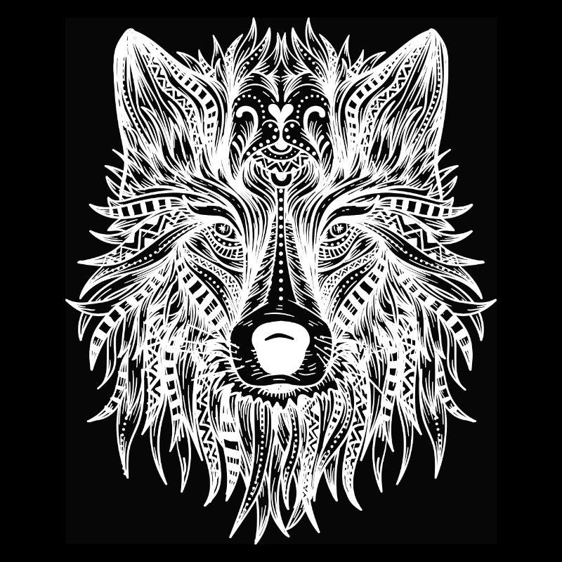 Mystical wolf