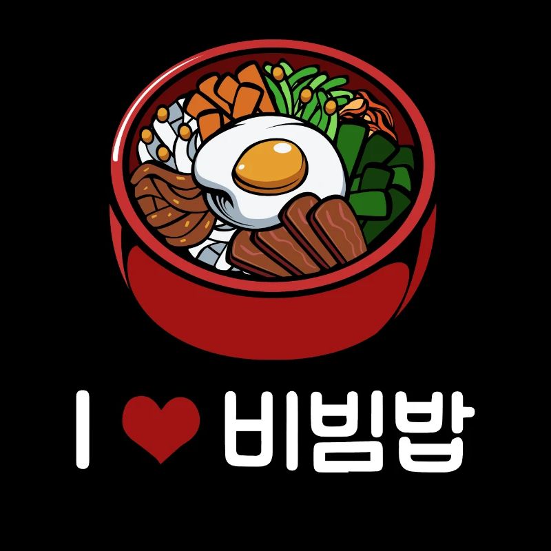 J'adore le plat coréen Bibimbap manger du riz