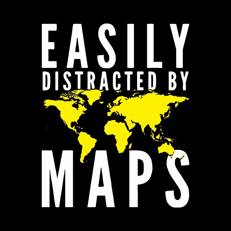 GEOGRAPHY: Easily distracted by maps