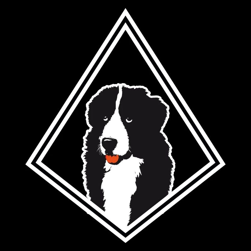 Conception de diamant de chien