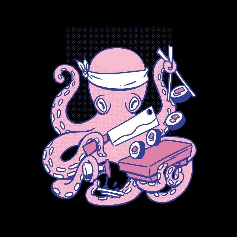 Octopus Octopus Sushi Chef Chef