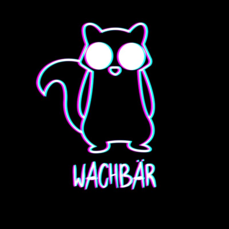 Wachbär Techno Raver Breakcore Cybergrind