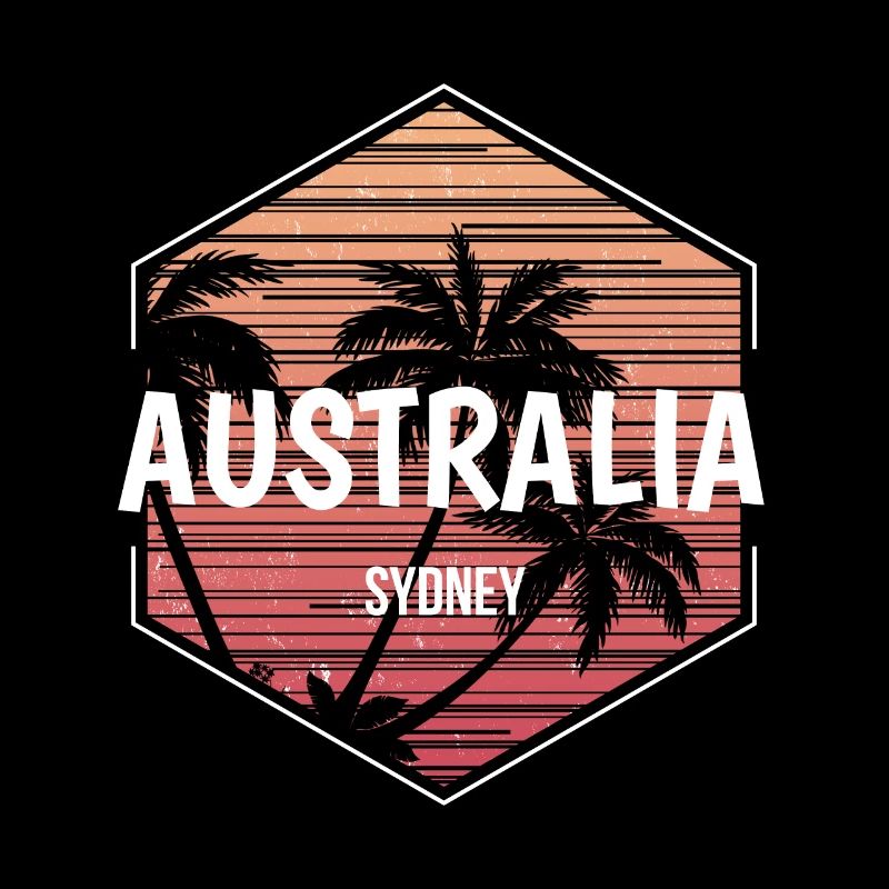 Sydney Australia Beach Vacation Souvenir