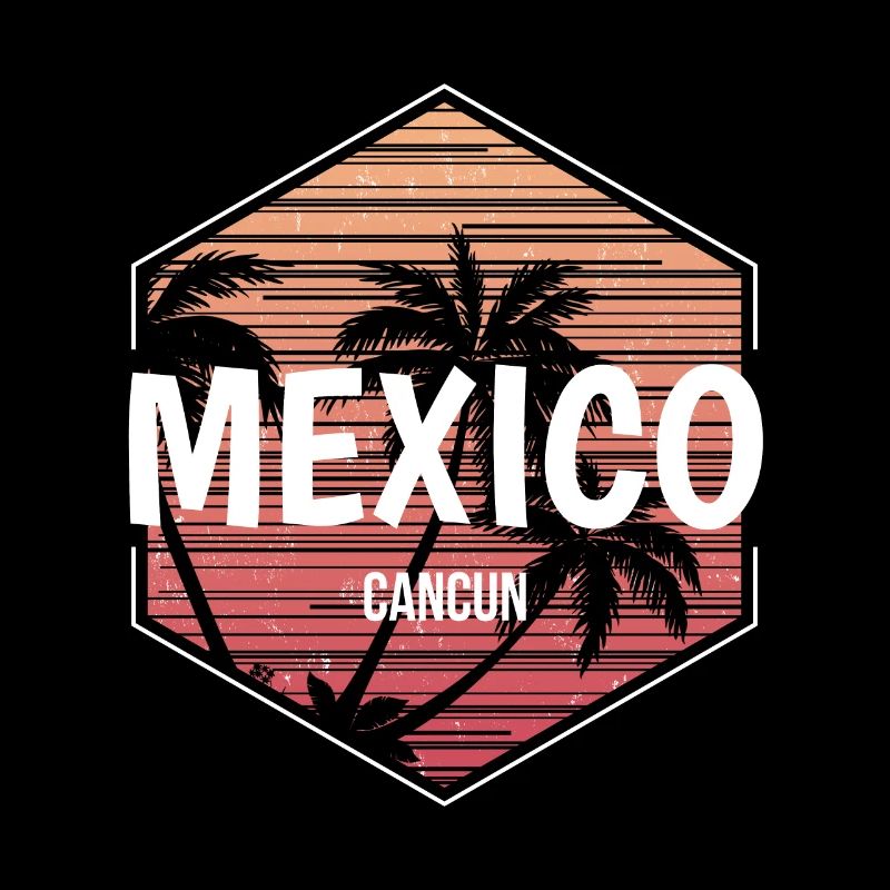 Cancun Mexico Beach Vacation Souvenir