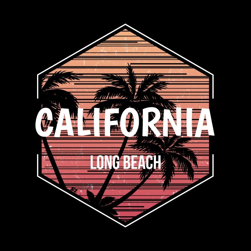 Long Beach Beach Vacances Souvenir