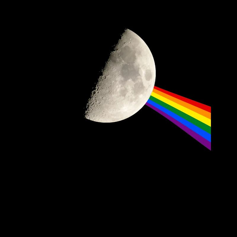 Mond LGBTQ Regenbogen