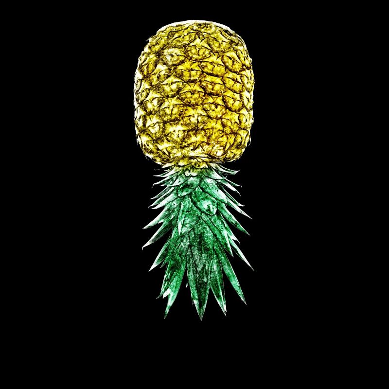Drôle de marchandise à l’ananas à l’envers