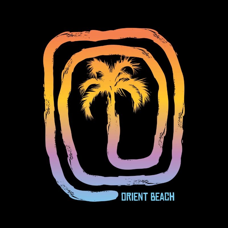 Cool Orient Beach Saint Martin Palmier Souvenir