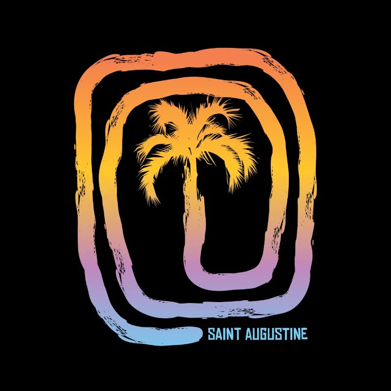 Cool Saint Augustine Florida Palm Tree Souvenir