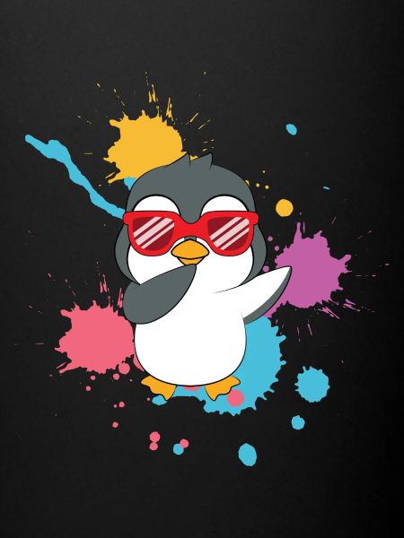 Dabbing pingouin mignon