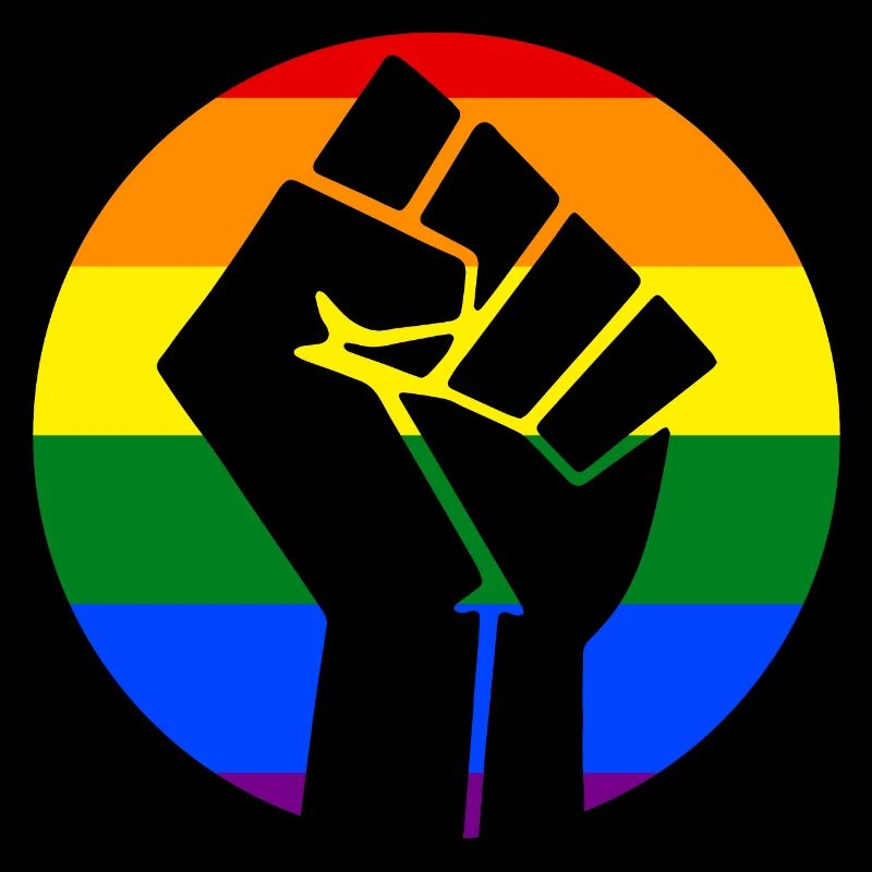 Rainbow Fist Circle