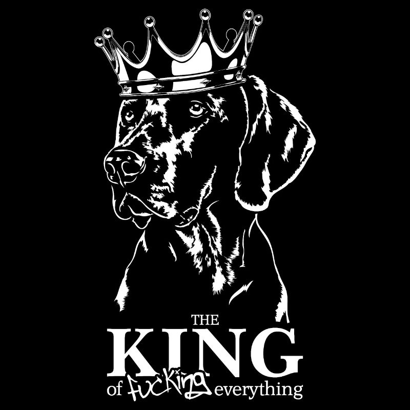 Weimaraner King Dog Saying Dogs Wilsigns
