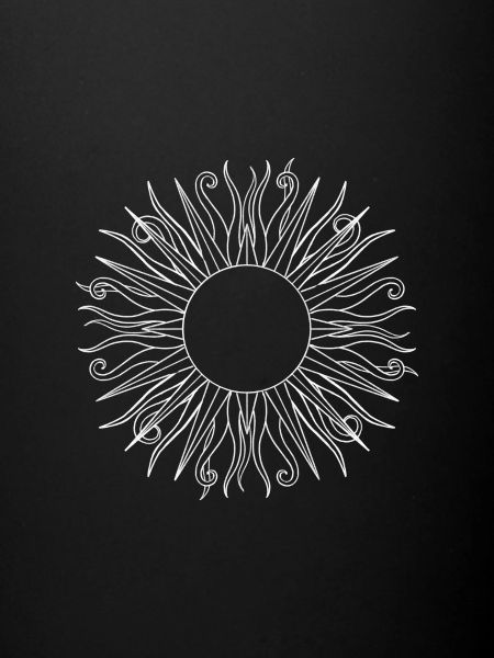 Sun hippie white
