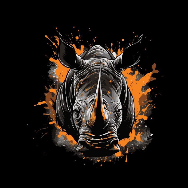 Portrait de rhinocéros