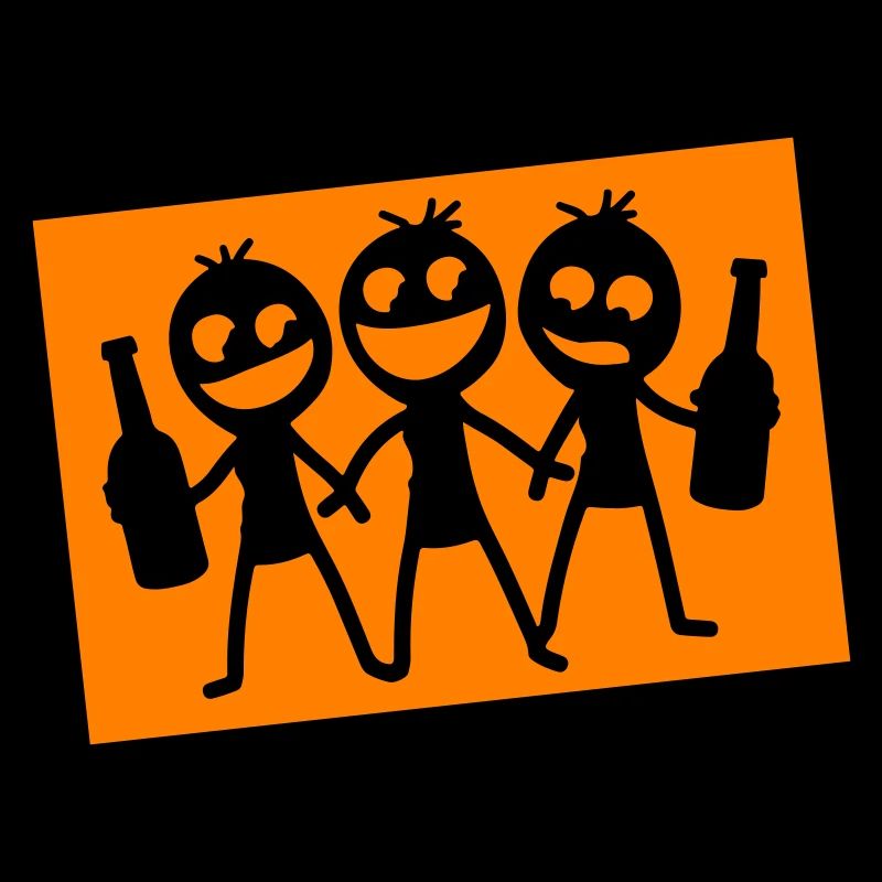 Strichmännchen Junggesellenabschied