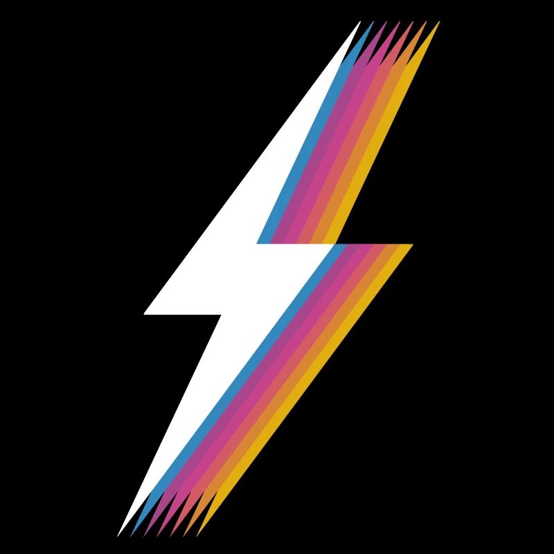 Retrocolor 80s Flash - Lightning Bolt