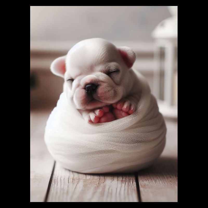 Bébé bouledogue français