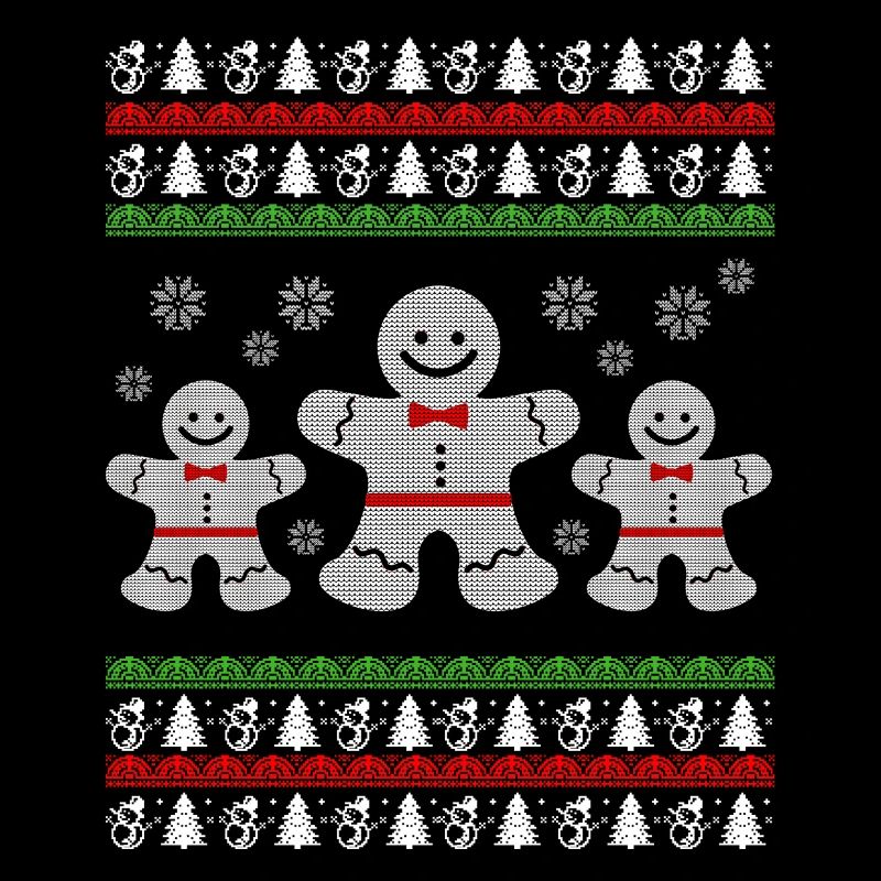 Petits gâteaux de Noël vilain petit cadeau de Noël Pull