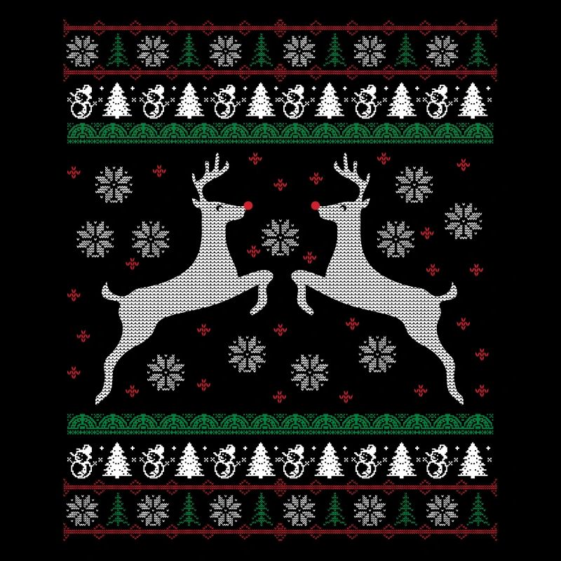 Rendeer laid cadeau de Noël Pull