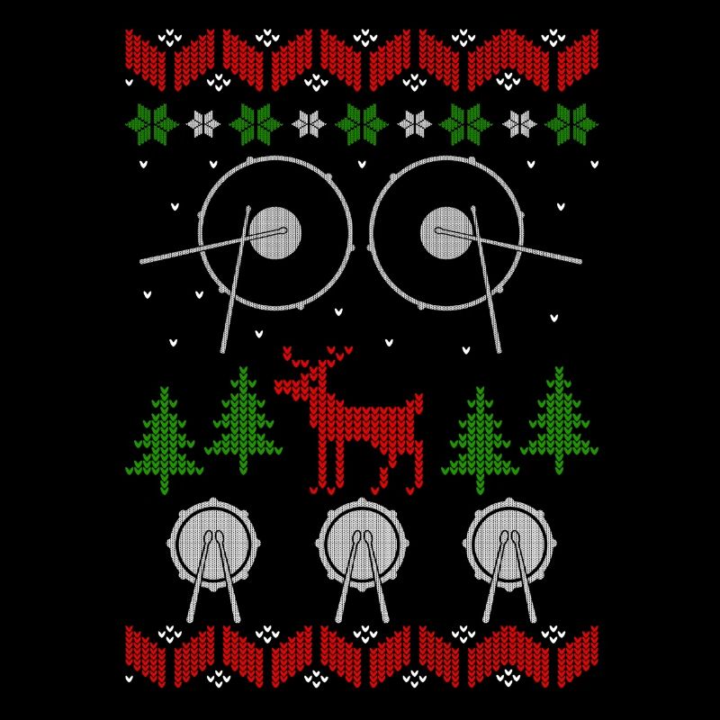 ugly christmas drummer