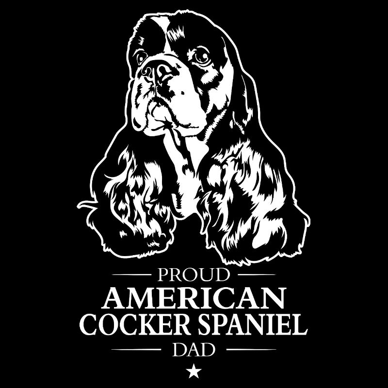 Cocker américain Spaniel papa chiens Wilsigns