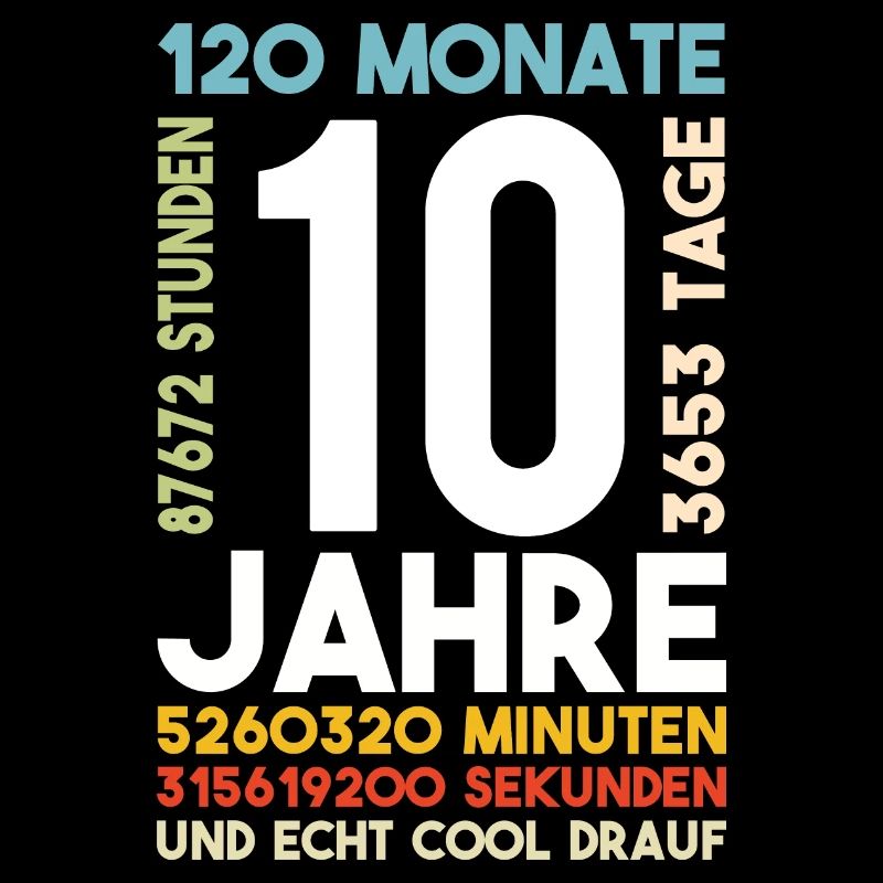 10 Jahre Geburtstag Kind Cool drauf Geschenk