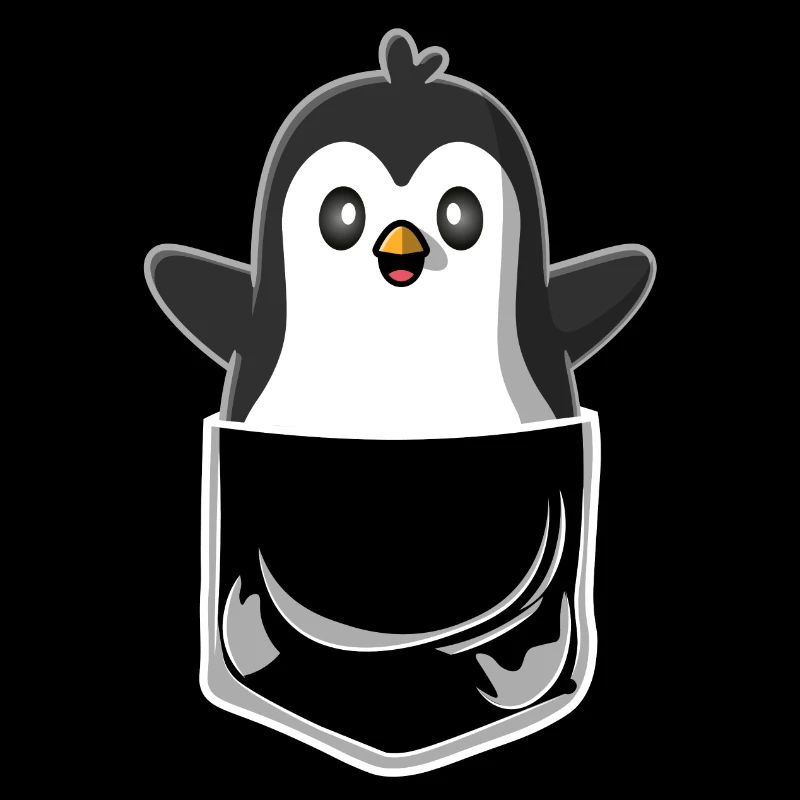 Poche de poche de poitrine de pingouin