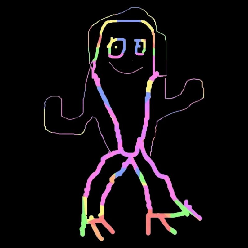 Multicoloured Monkey