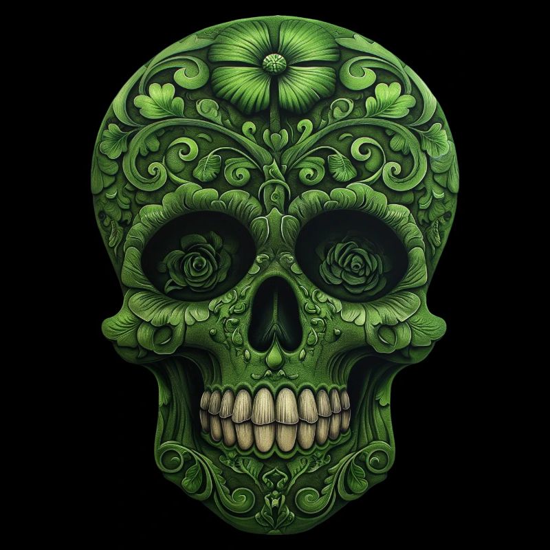 Fête de la Saint-Patrick - Crâne - Os irlandais