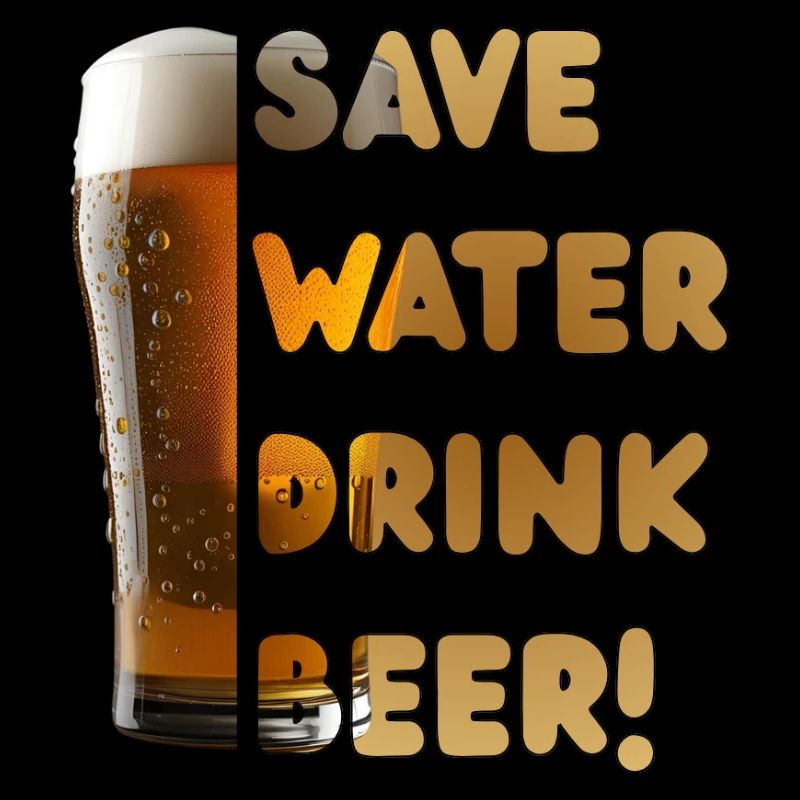Save Water, Drink Beer – Funny Beer Saying