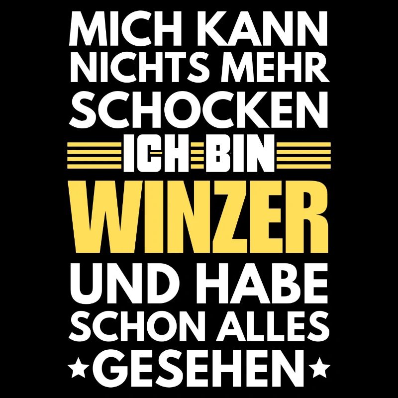 Nicht schockbarer Winzer