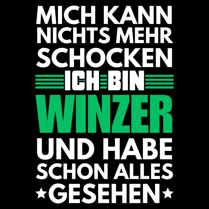 Nicht schockbarer Winzer