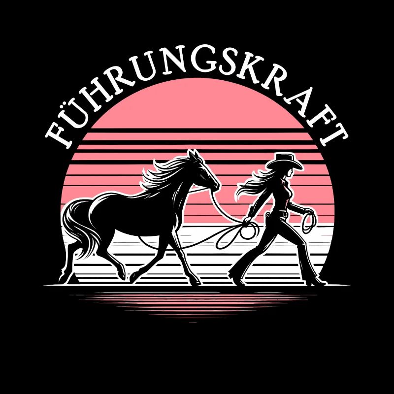 Führungskraft Pferd Reiten Geschenkidee Lustig