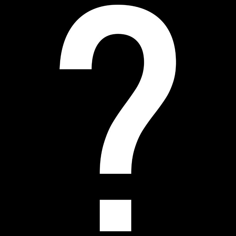 Point d'interrogation signe conception idée cadeau idée
