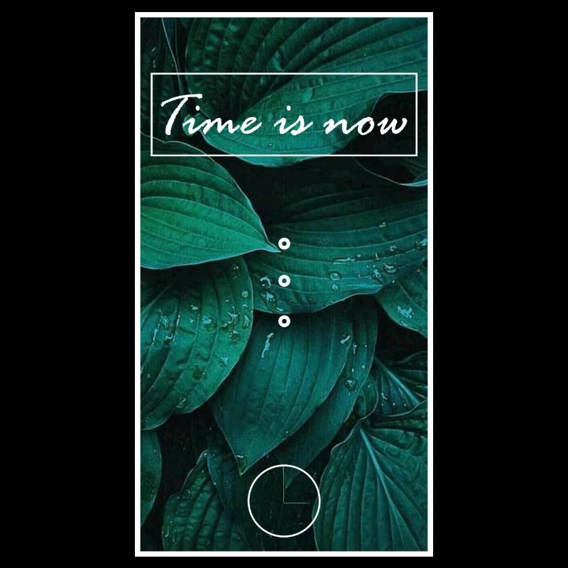 time is now