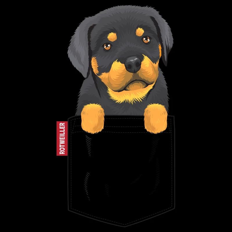 Poche de Rotweiller