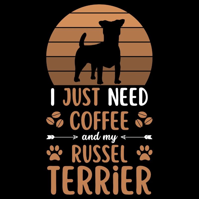 Russell Terrier Café Rétro Chien Café