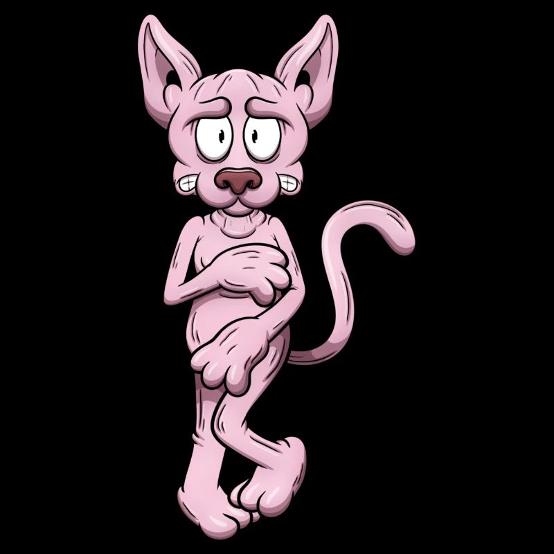 Nackte Sphynx Katze