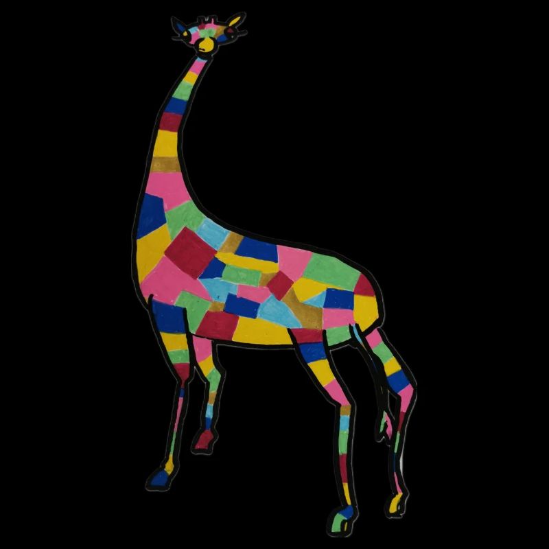 Bunte Giraffe