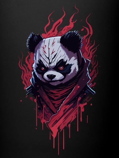 Panda Ninja Dark Fantasy