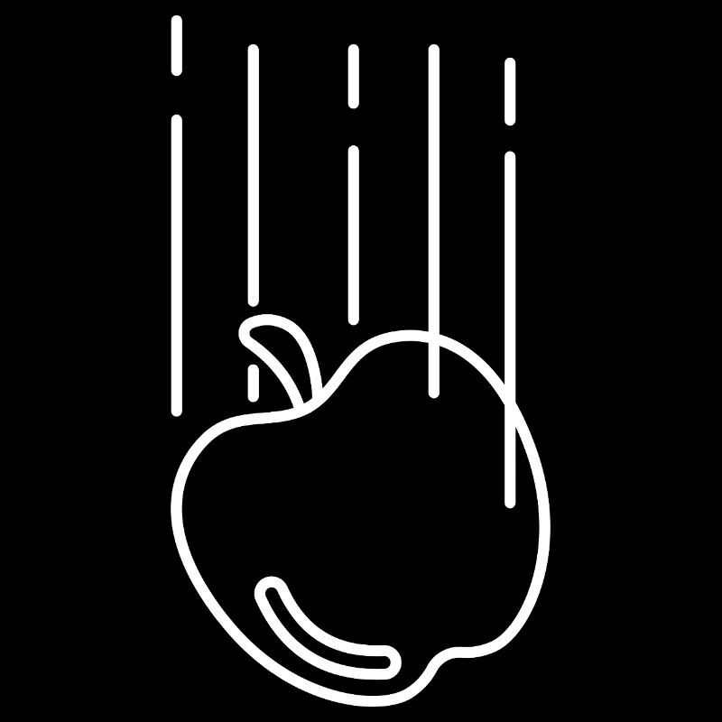 Newton's fallender Apfel