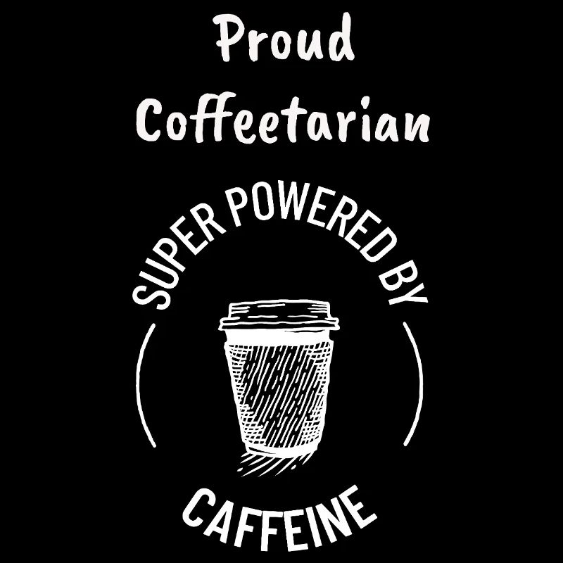 Insigne circulaire Proud Coffeetarian
