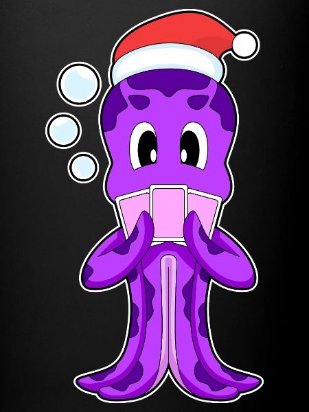 Octopus Christmas Poker