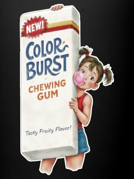 Chewing-gum rétro