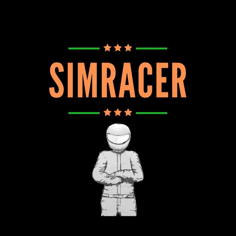 Racer, Racing Driver und Schriftzug