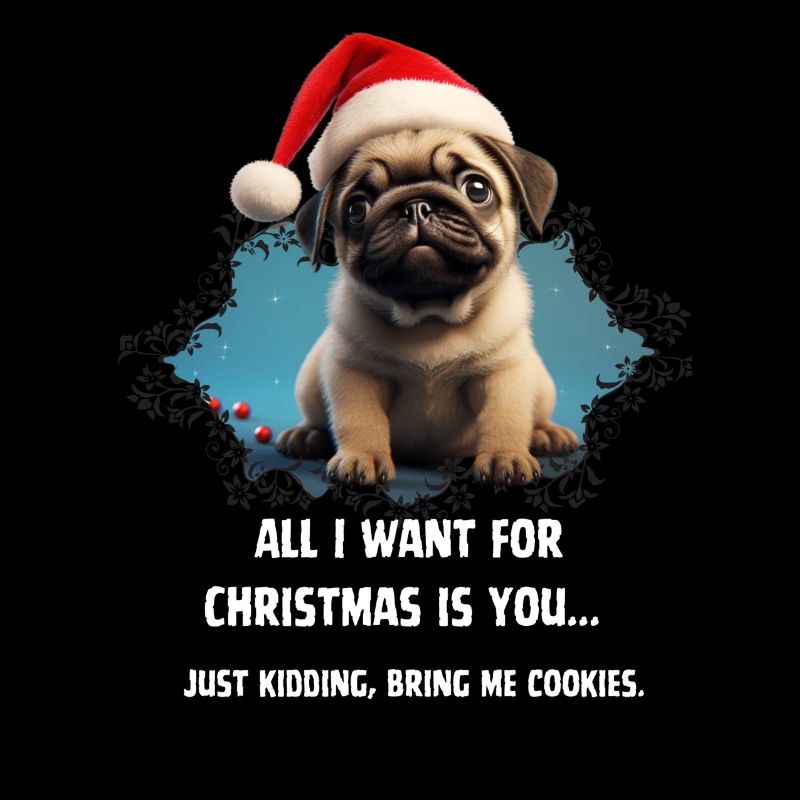 Kekse oder Dich? Mops-Wunsch!