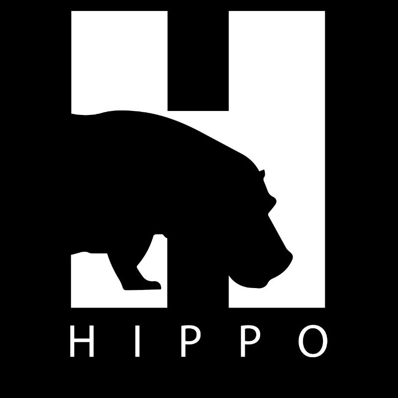 HIppo Silhouette Nilpferd