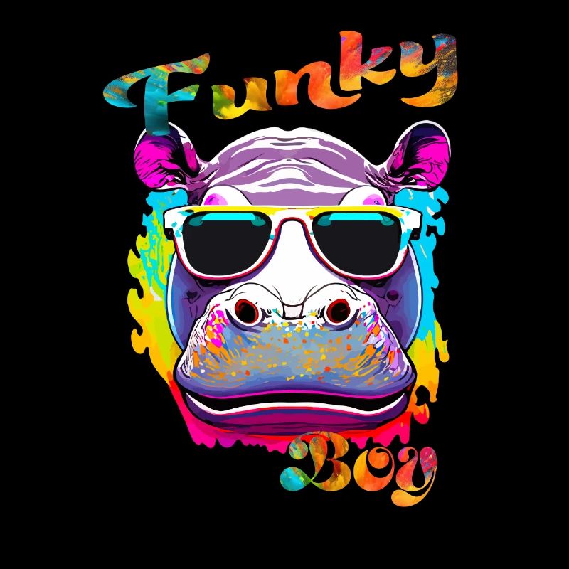 Funky Boy Hippopotame