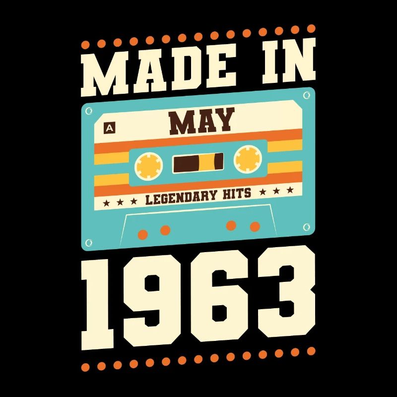 52nd birthday May Born in 1971 Gift idea